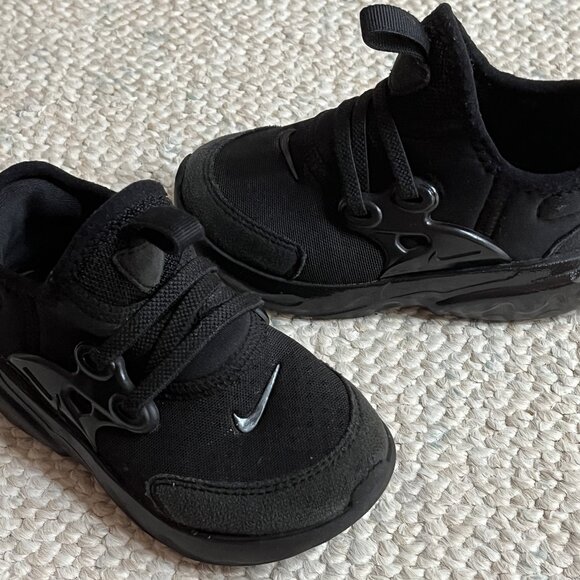 Nike Little Presto Toddler Boy's Size 8C Black Slip On Sneakers Shoes BQ4004 - Picture 1 of 11